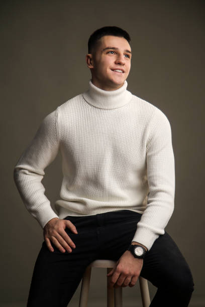 Mens Warm Long Sleeve T-shirt Turtleneck Jumper Undershirt Half High Neck Tee Tops Thin Base Shirt